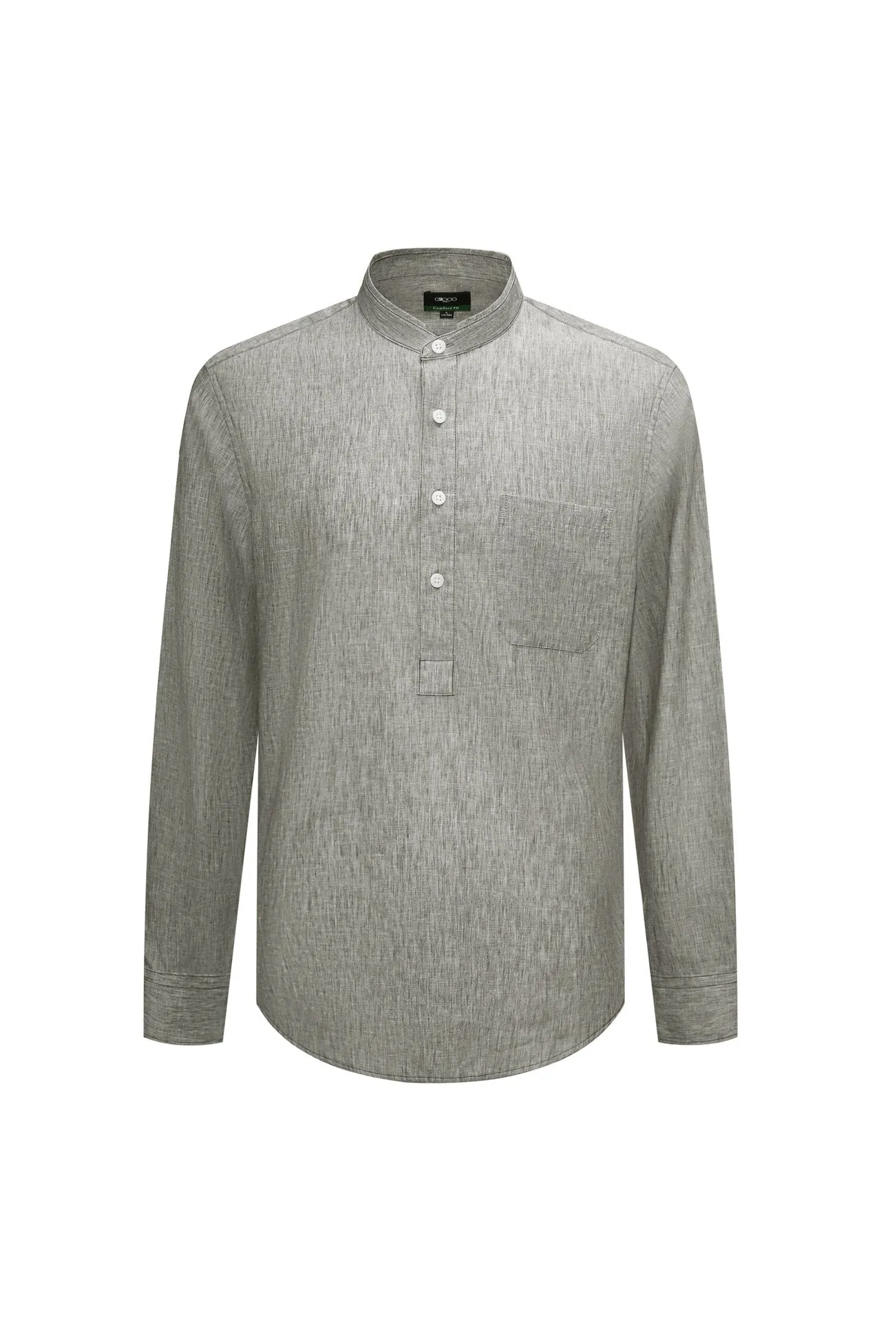 Linen Blend Casual Shirt in Comfort Fit