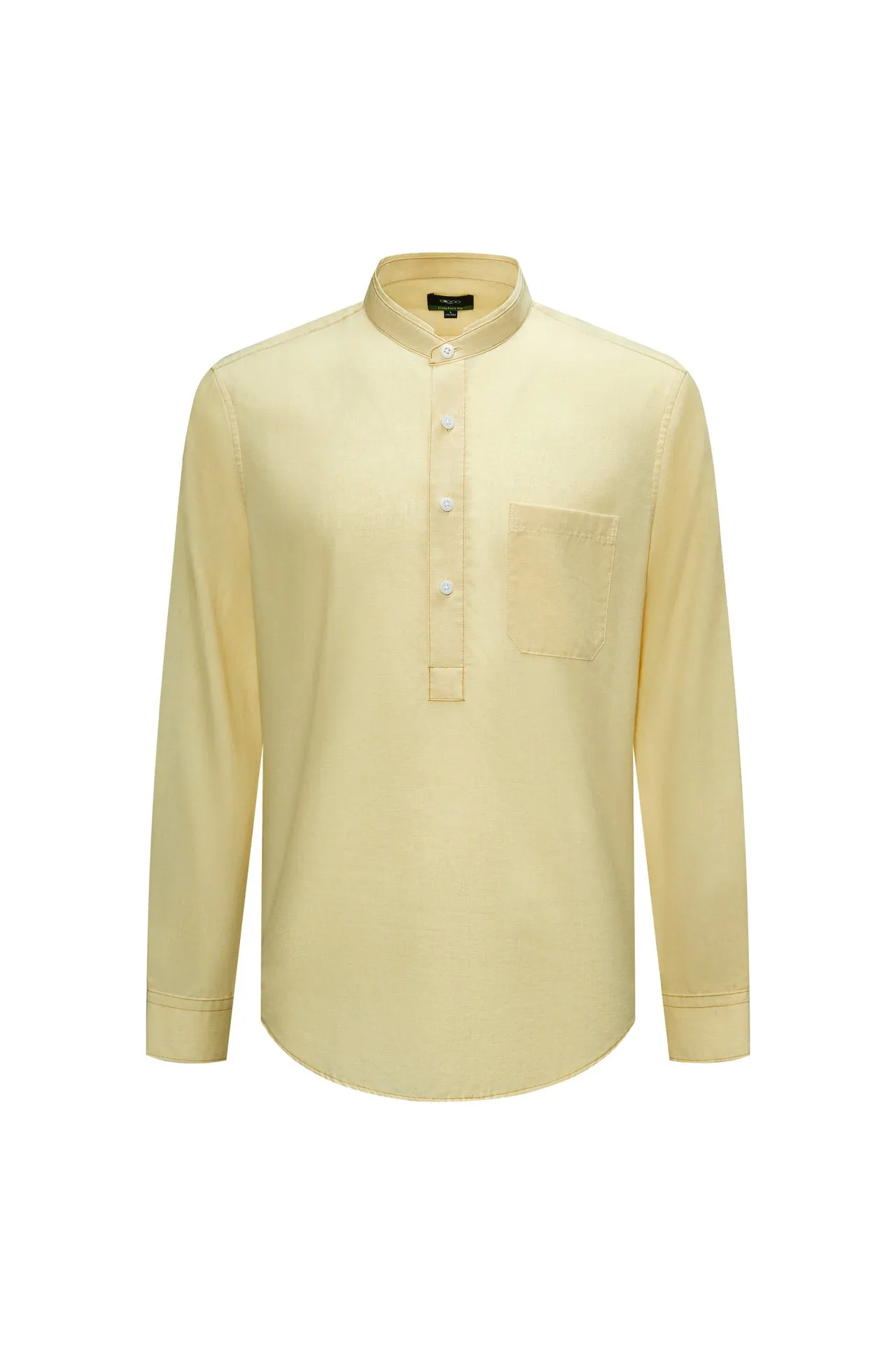 Linen Blend Casual Shirt in Comfort Fit