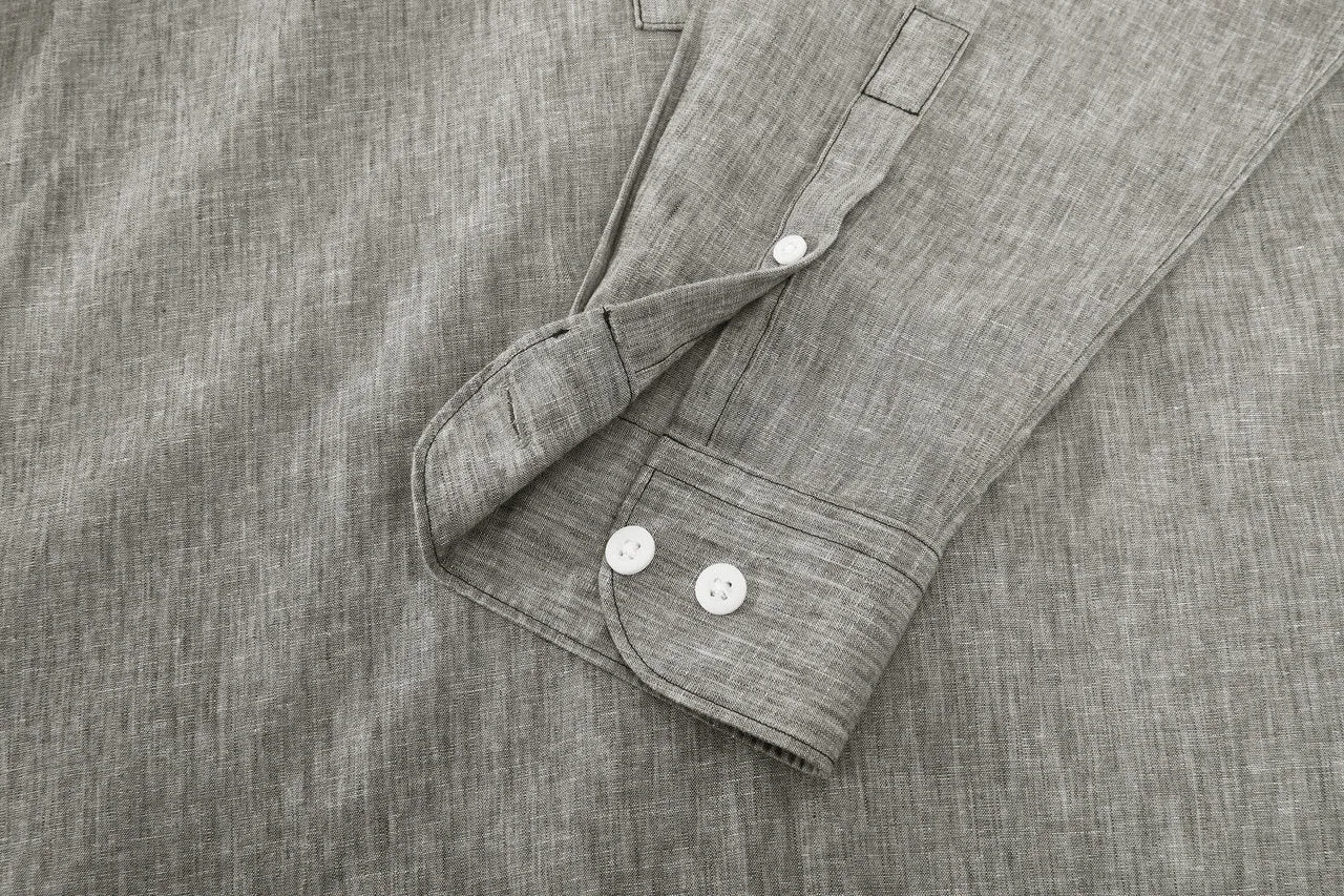 Linen Blend Casual Shirt in Comfort Fit