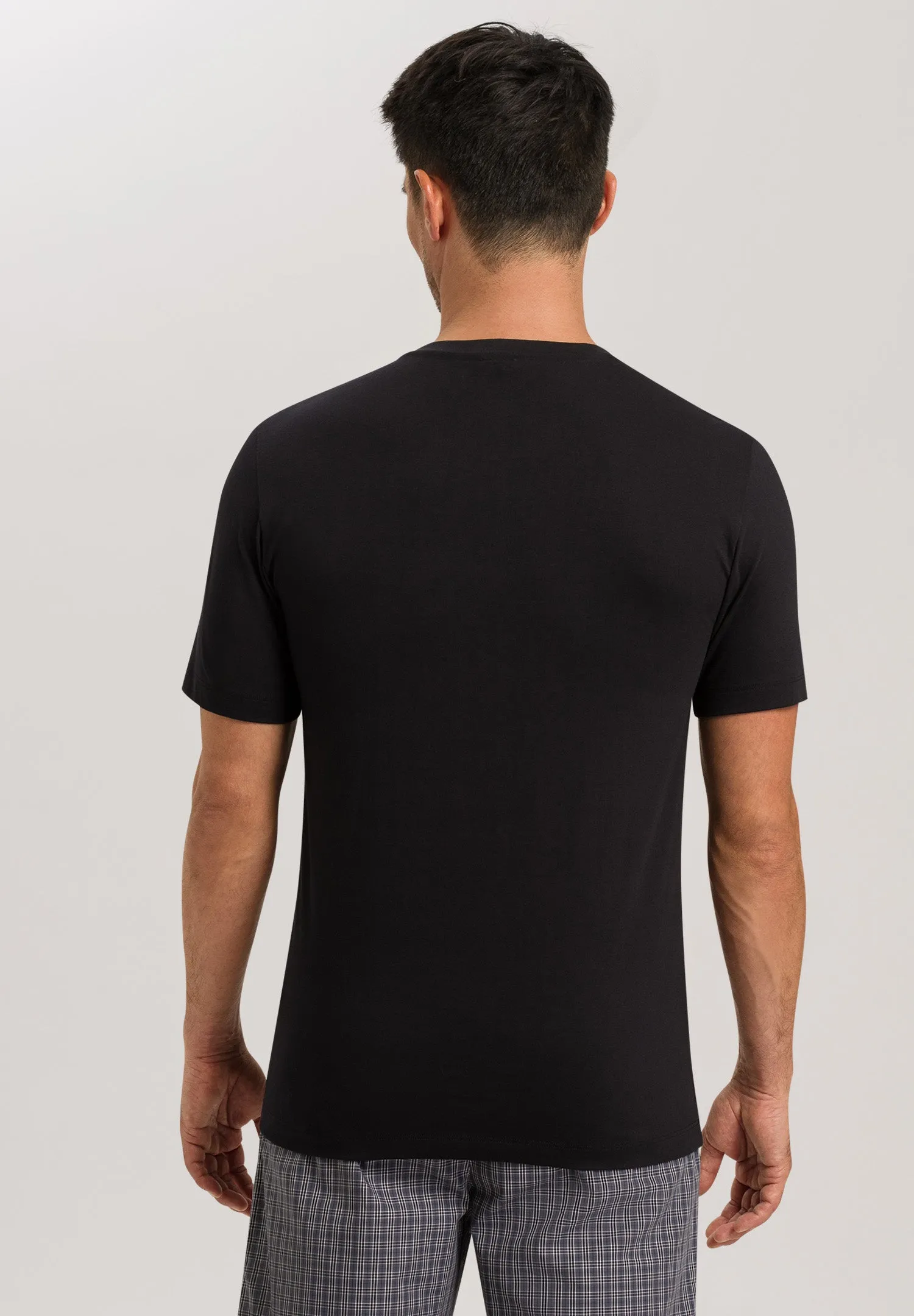 Living Shirts Cotton Crew Neck T-Shirt | Black 75050-019