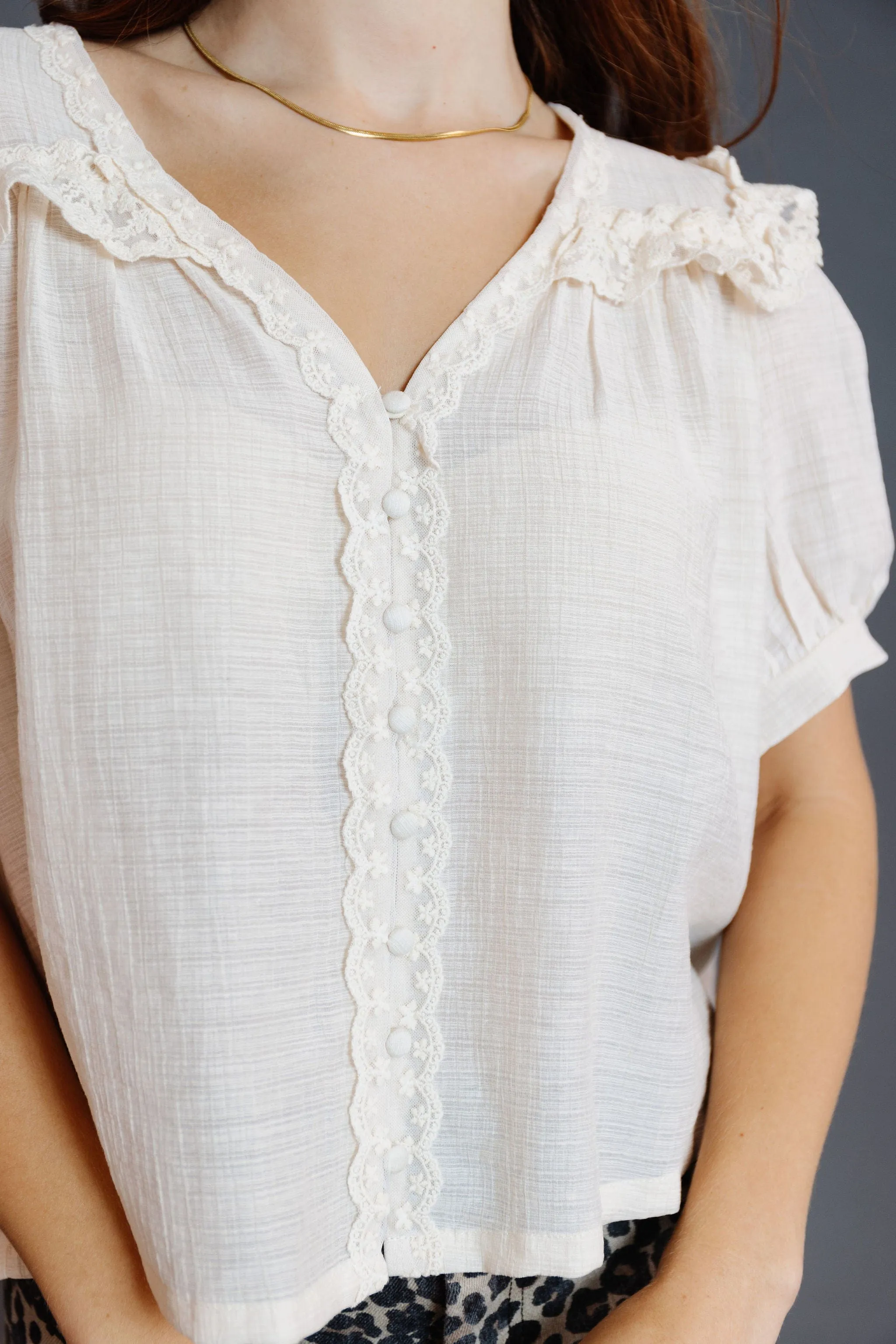 Marnie Blouse in Cream