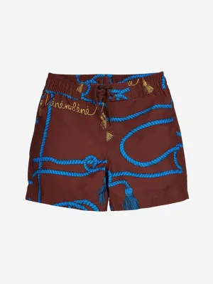 Mini Rodini Boys Swim Shirts - Rope Swim Shorts