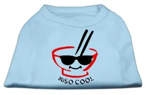 Miso Cool Screen Print Shirts Baby Blue Lg (14)