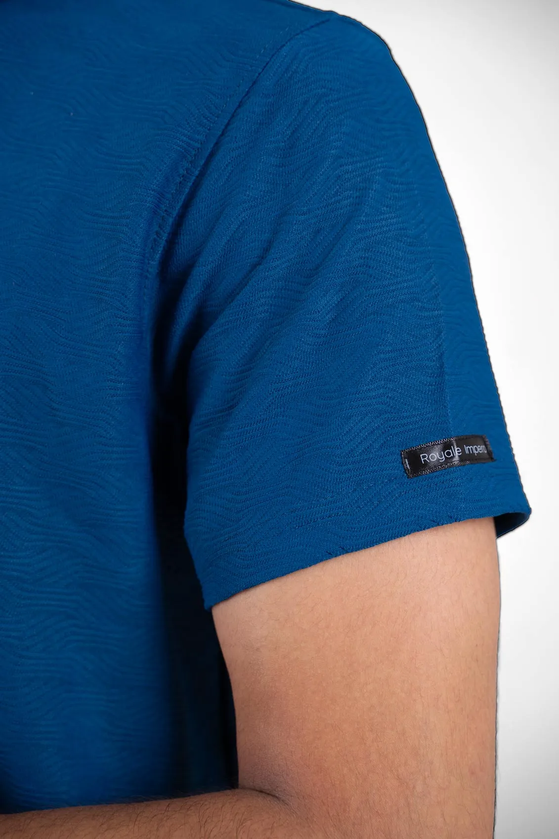 Monarch Blue Polo Tshirt For Men