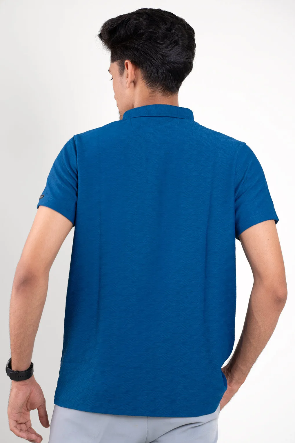 Monarch Blue Polo Tshirt For Men