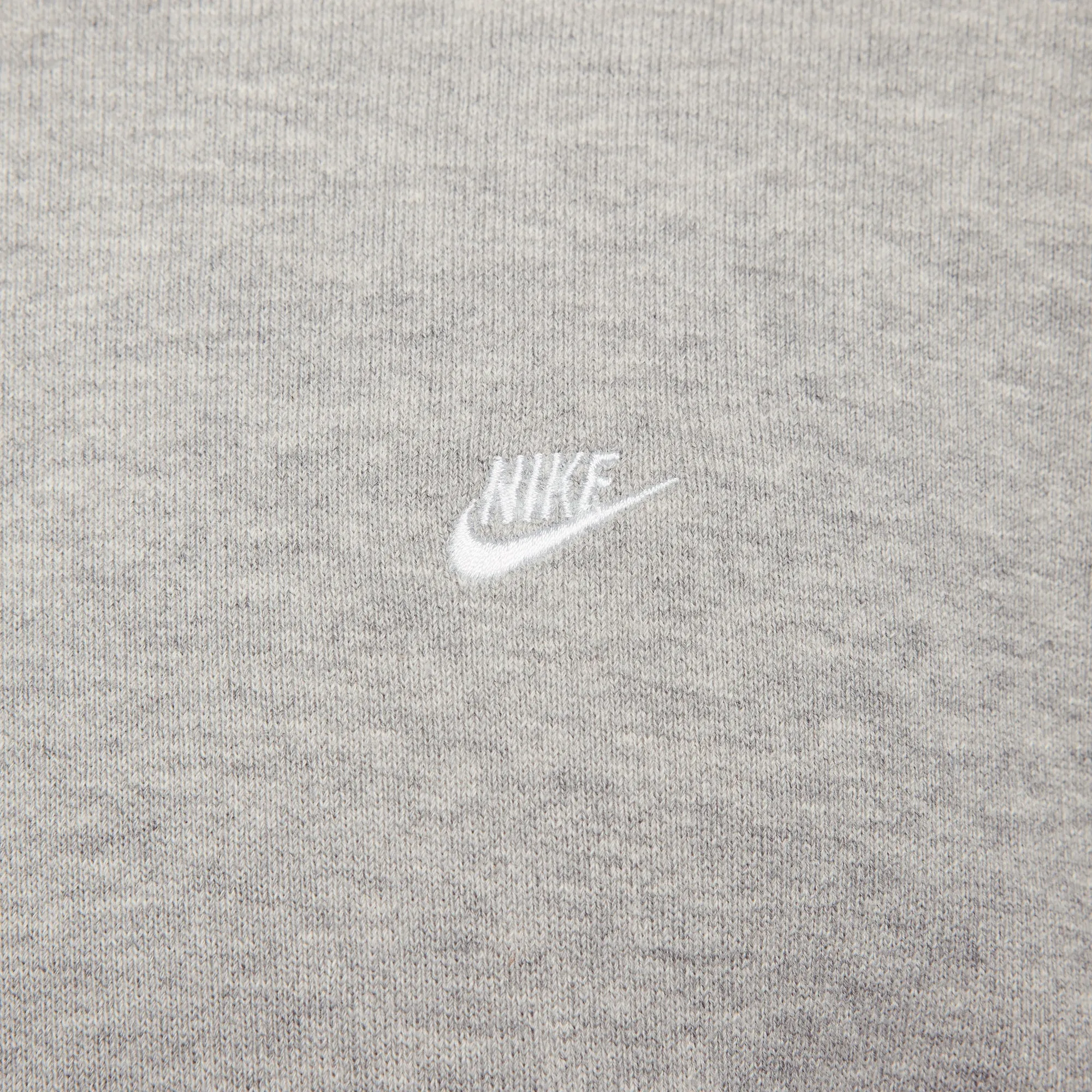 NIKE | SPORTSWEAR FRENCH TERRY SHORT-SLEEVE TOP { DK GREY HEATHER/WHITE