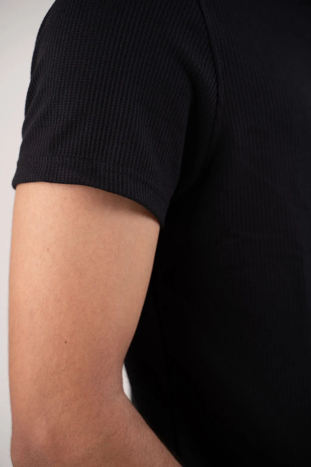 Nova Black Polo Tshirt For Man