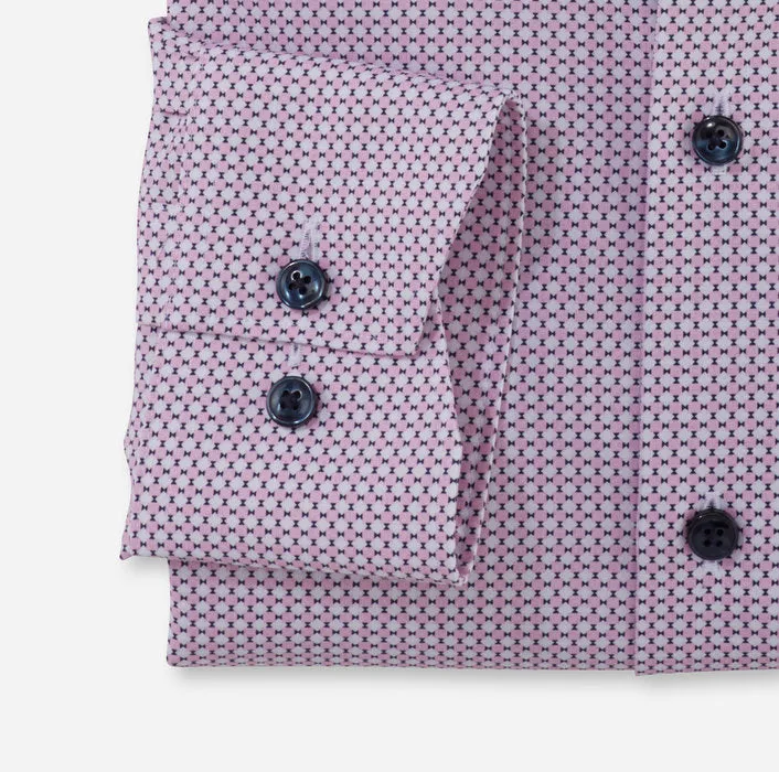 OLYMP - Luxor Business shirt, modern fit, Global Kent, Rosé