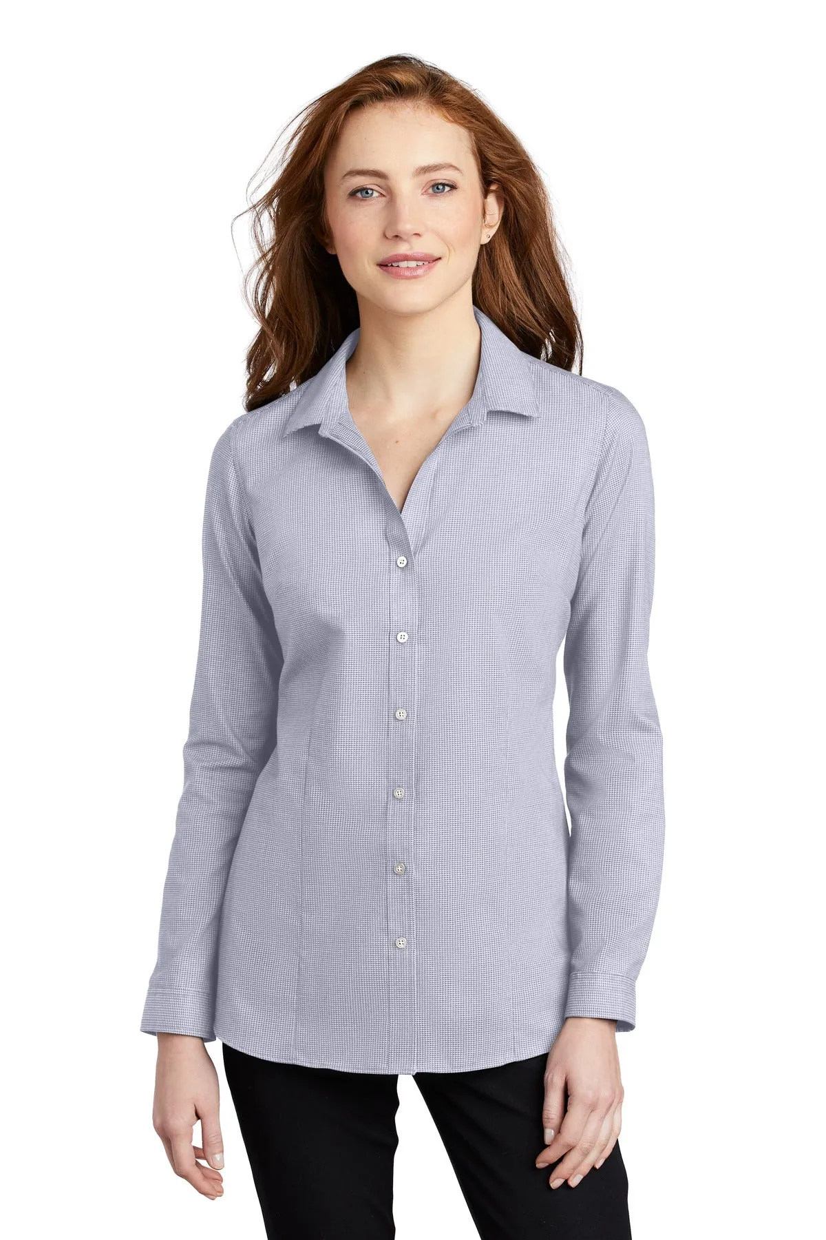 Port Authority Ladies Pincheck Easy Care Shirt LW645