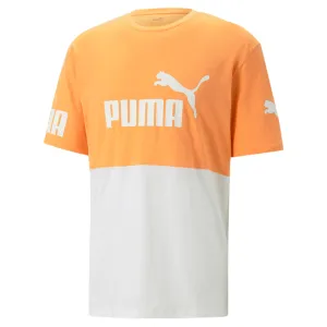 Power Colorblock Logo Crew Neck Short Sleeve T-Shirt