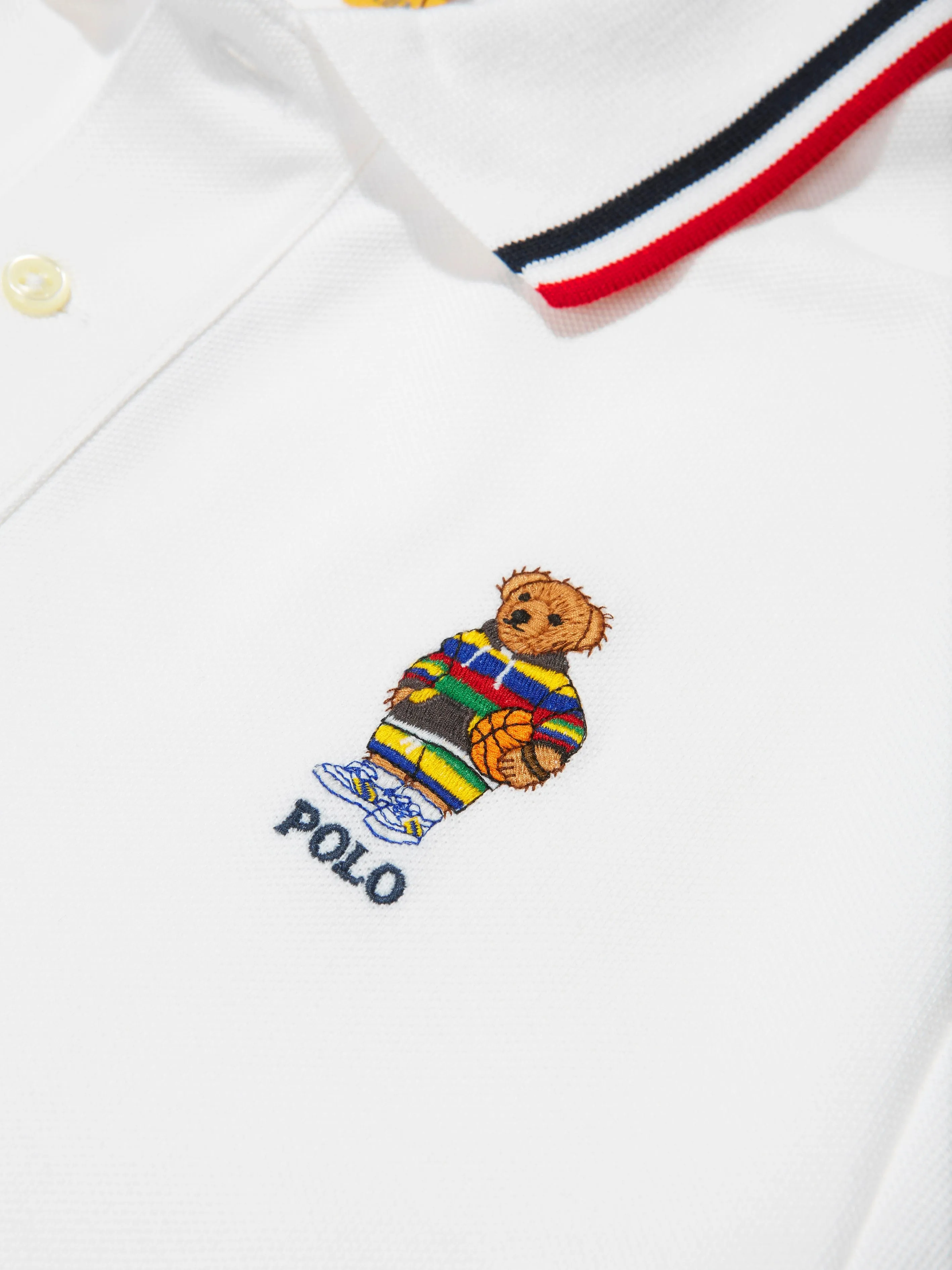 Ralph Lauren Boys Bear Logo Polo Shirt