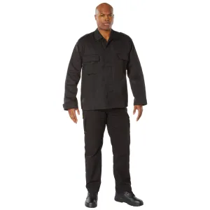 Rothco Tactical 2 Pocket BDU (Battle Dress Uniform) Shirt / Black