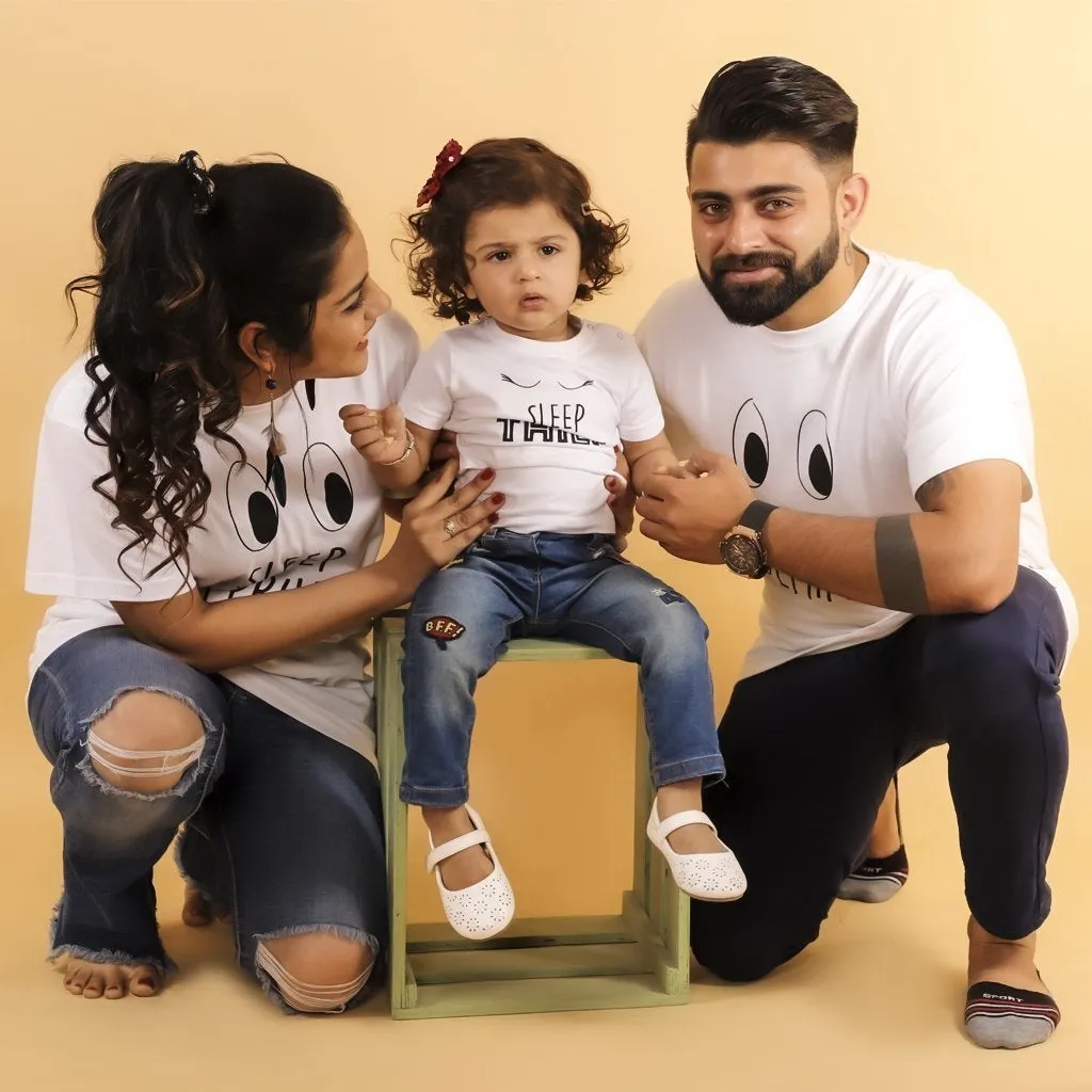 Sleep Thief Matching Family T Shirts- Combo of 3