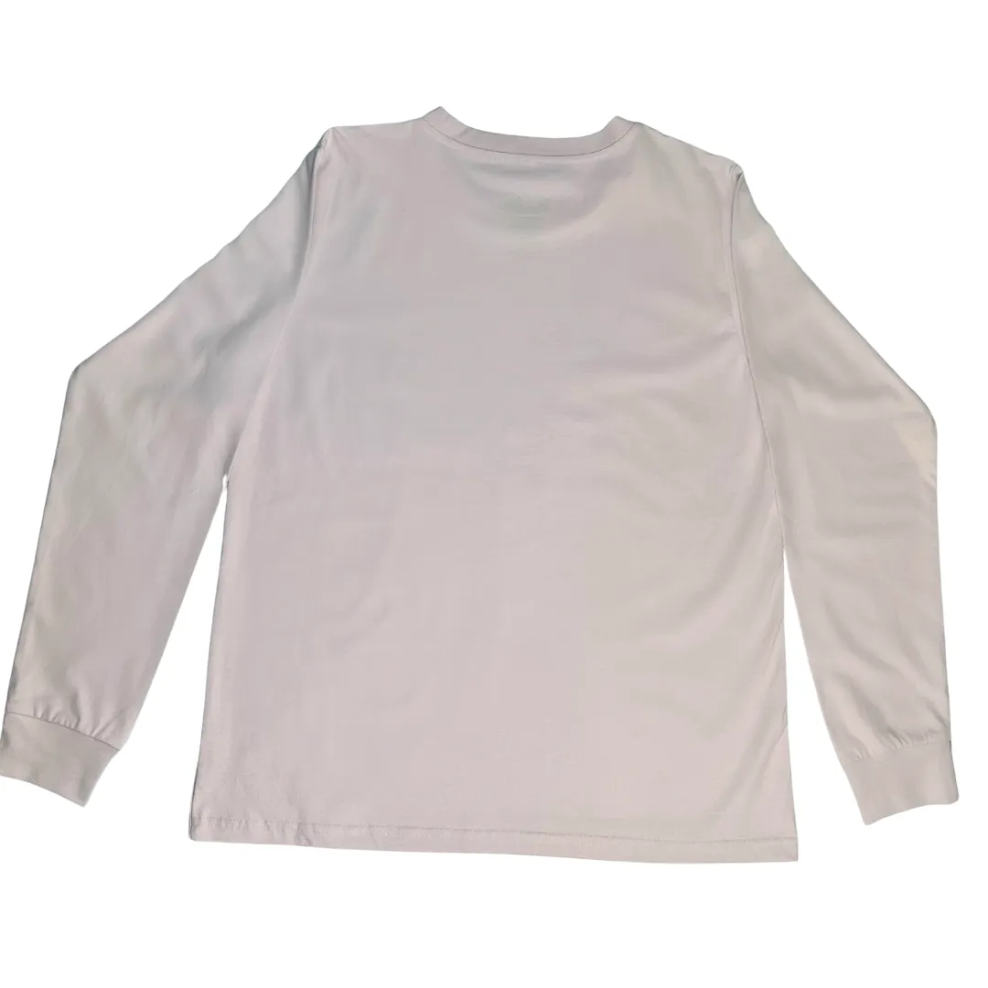 Sun Diego Long Sleeve West Coast Crop Tee - Orchid/Lavender