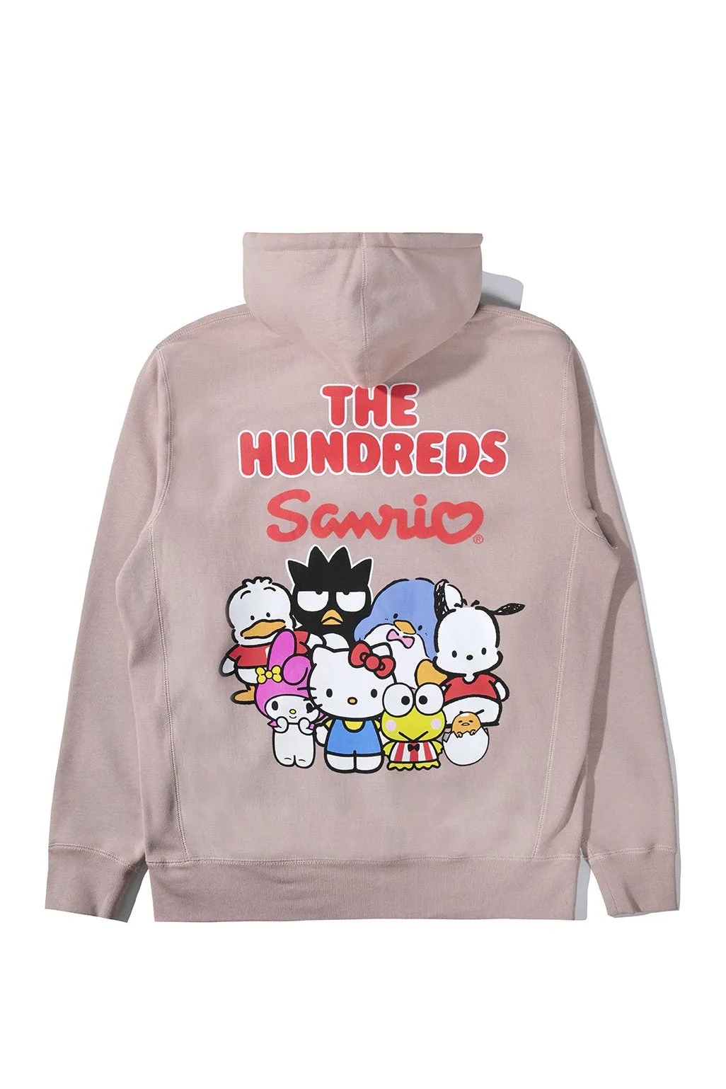 The Hundreds x Sanrio Crew Pullover in Dusty Pink