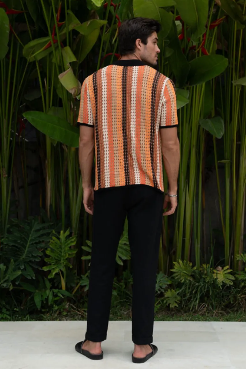 TIMMY SHIRT - ORANGE MULTI