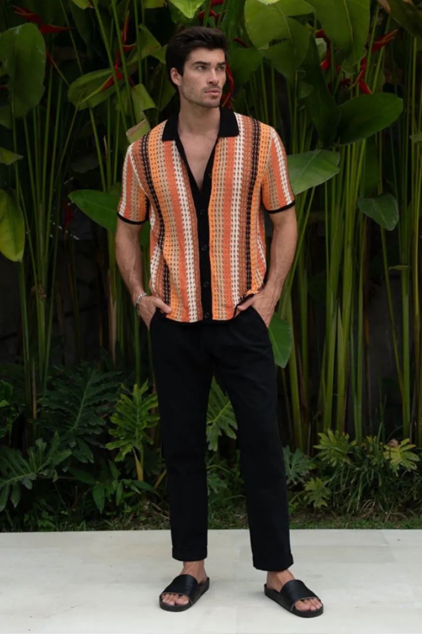 TIMMY SHIRT - ORANGE MULTI