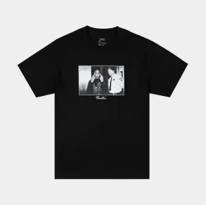 Tupac Icon Mens Short Sleeve Shirt (Black/Black/White)