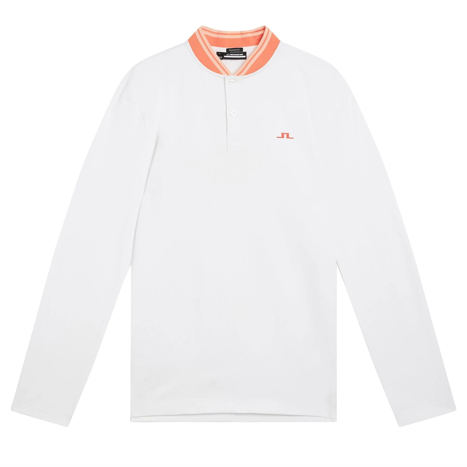 Tyson LS Reg Fit Polo White - W23